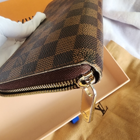 Authentic Louis Vuitton Damier ebene long zippy wallet - Picture 11 of 12